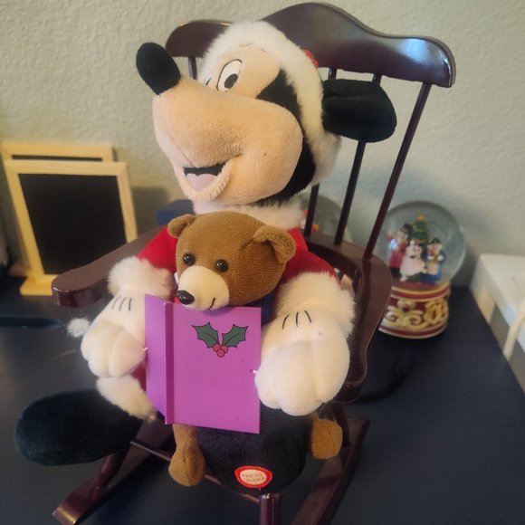 Gemmy | Holiday | Mickey Mouse Night Before Christmas Animated Rocker ...